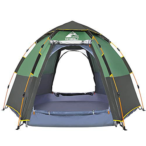 Hewolf Pop-Up-Tent,Instant Automatic Family Tents Easy Set Up Tent for Camping,Hiking & Traveling 